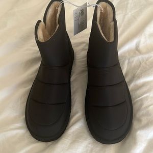 Faux fur winter boots